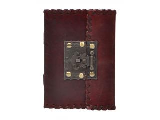 Direct Factory Prize New Style Leather Journal Handmade Notebook With New Brass Lock